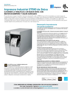 Impresora industrial ZT510 | Grupo Megabyte